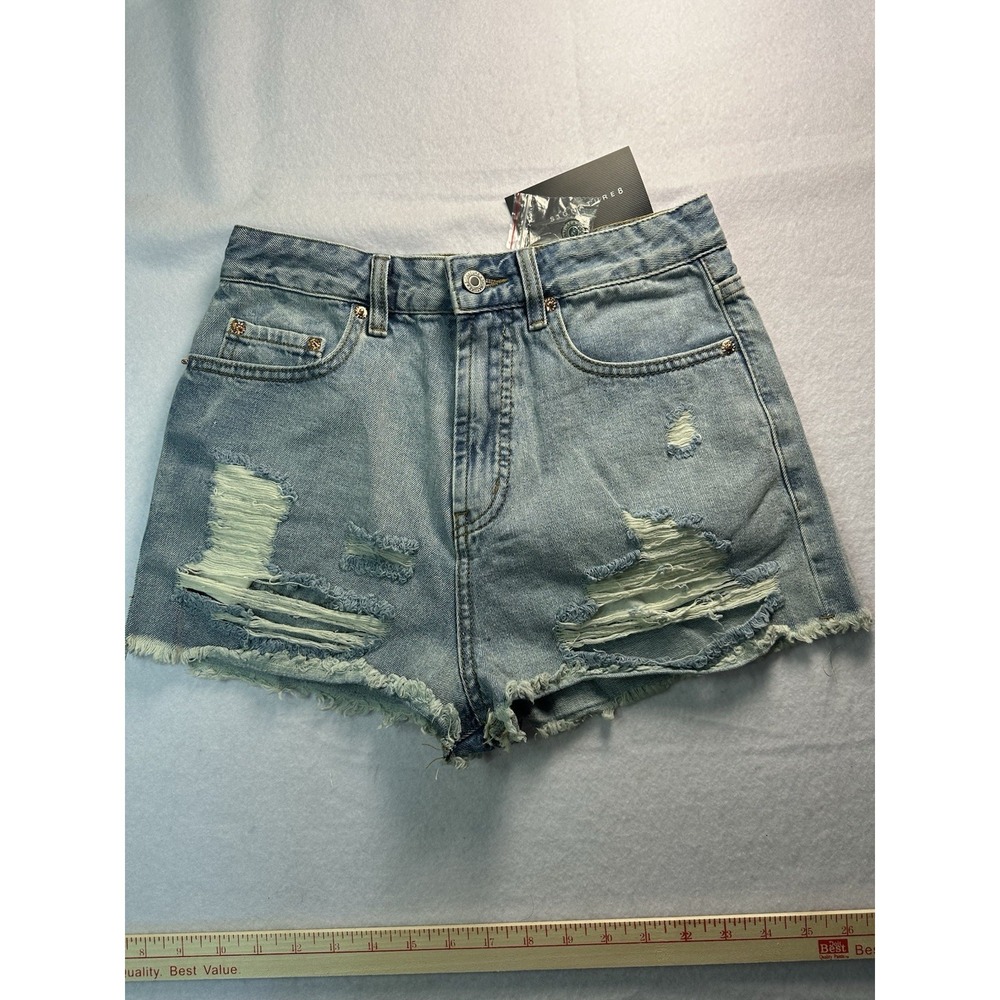 Signature8 Women's Distressed Denim Shorts Size Small